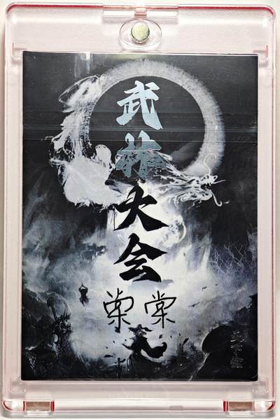 白泽拍卖卡牌手绘专场第28期（细雨生寒、寻梅闻香） 2025 天下绘手绘卡 武林大会  棠棠亲签 卡砖封装