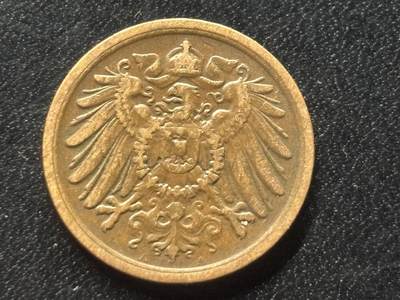 邮泉阁限时拍卖第三十五场 德国硬币专场（硬币在国外。请付邮费6元。） 德意志帝国1908年2芬尼A版