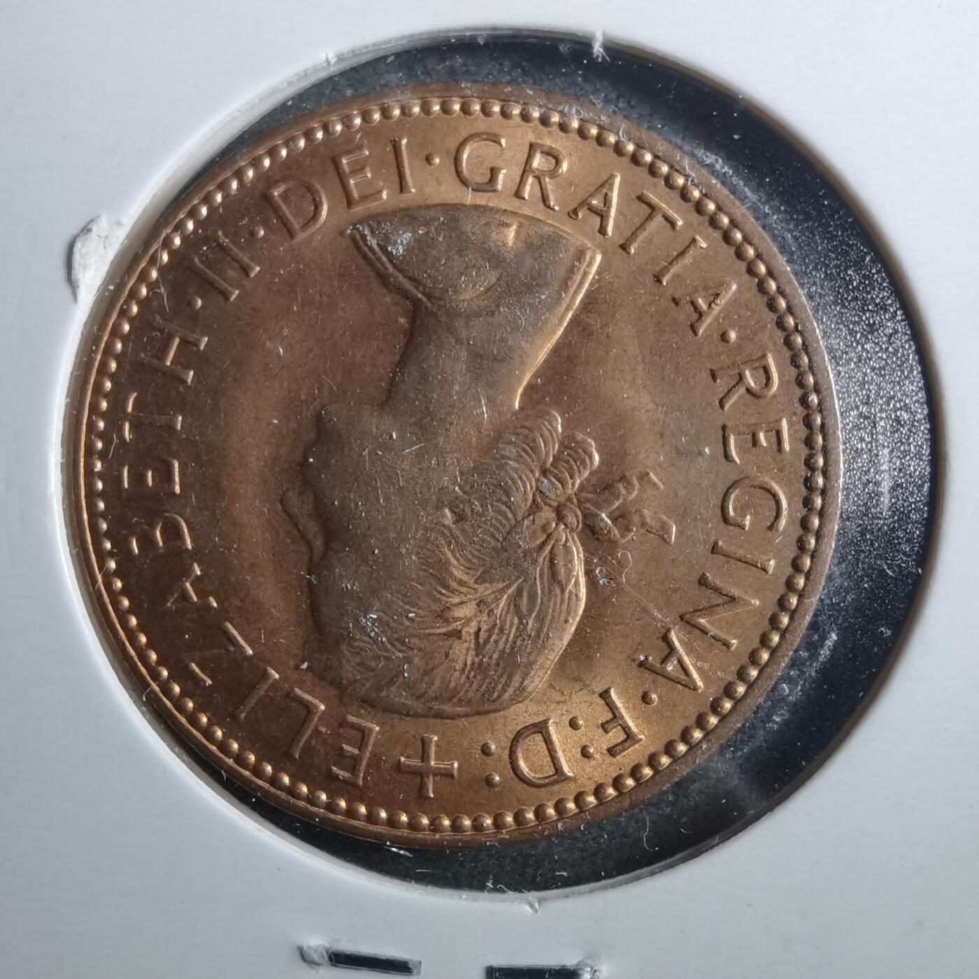 沼泽如烟--第899场 英国1967年半便士