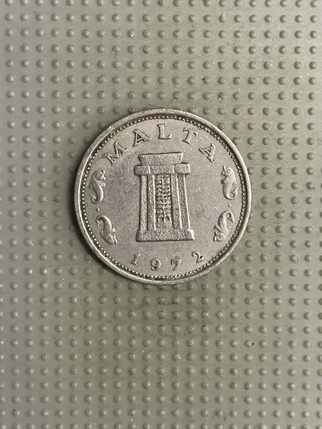 2025年第110场各国散币拍卖（总第110场） 马耳他1972年5分