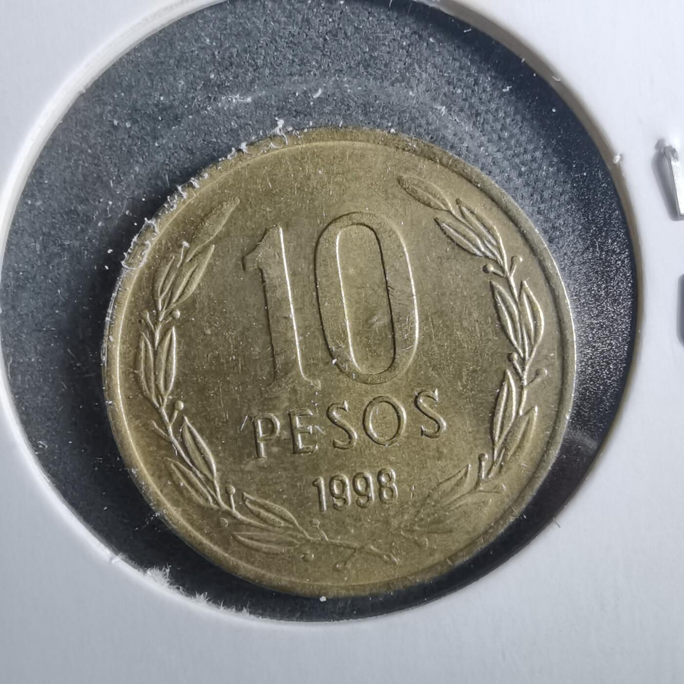 沼泽如烟--第899场 智利1998年10比索