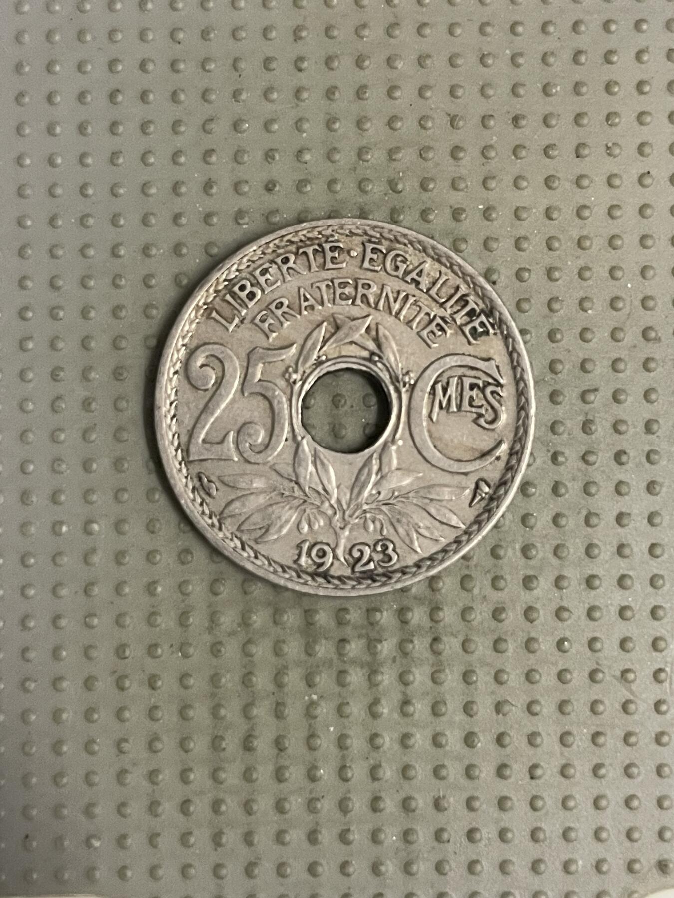 2025年第111场各国散币拍卖（总第111场） 法国1923年25生丁