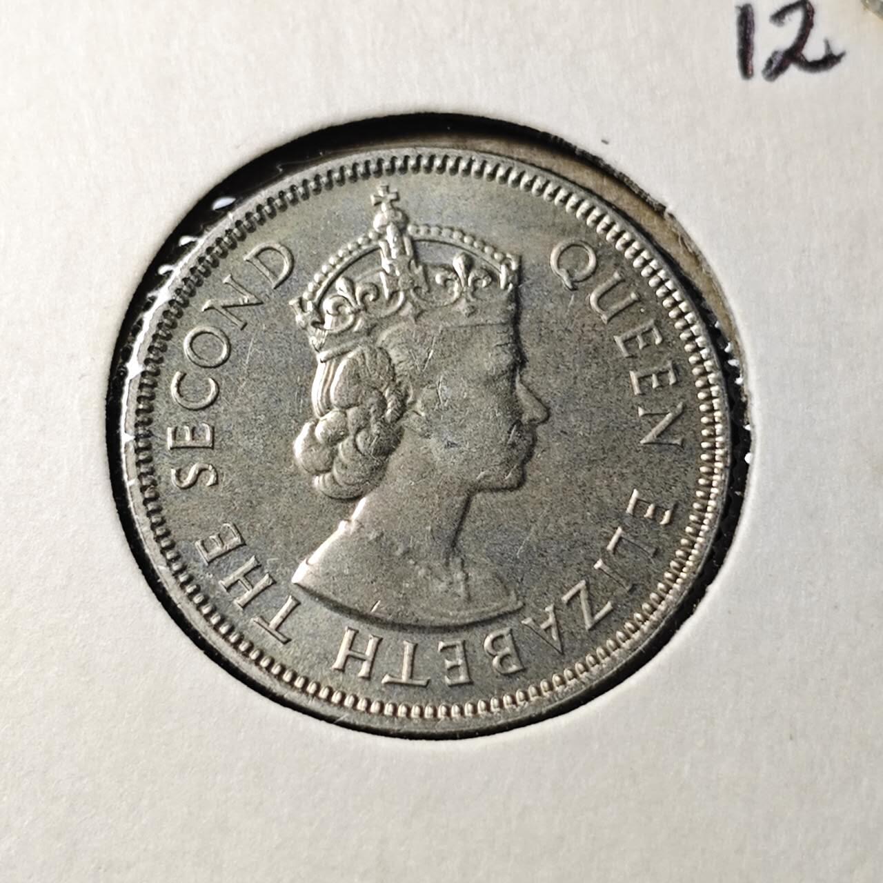 KK钱币收藏小铺  第368场  2月预留时间 周末发货  1974塞舌尔50分 好品