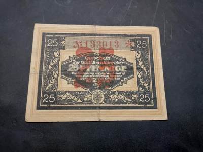 博彦收藏  11月15日 8点 钱币专场 - 1920 德国25马克 8品