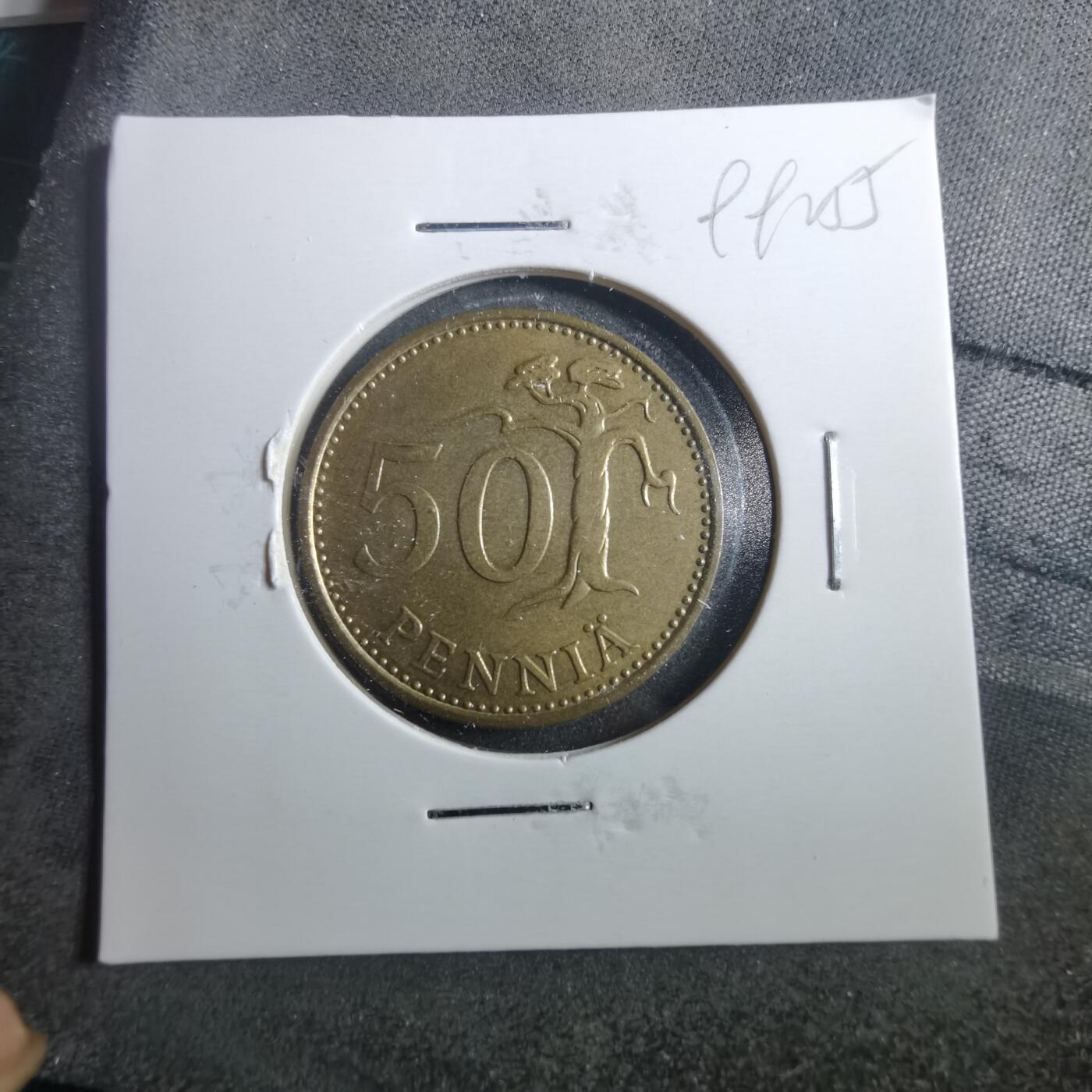 沼泽如烟--第899场 芬兰1988年50芬尼