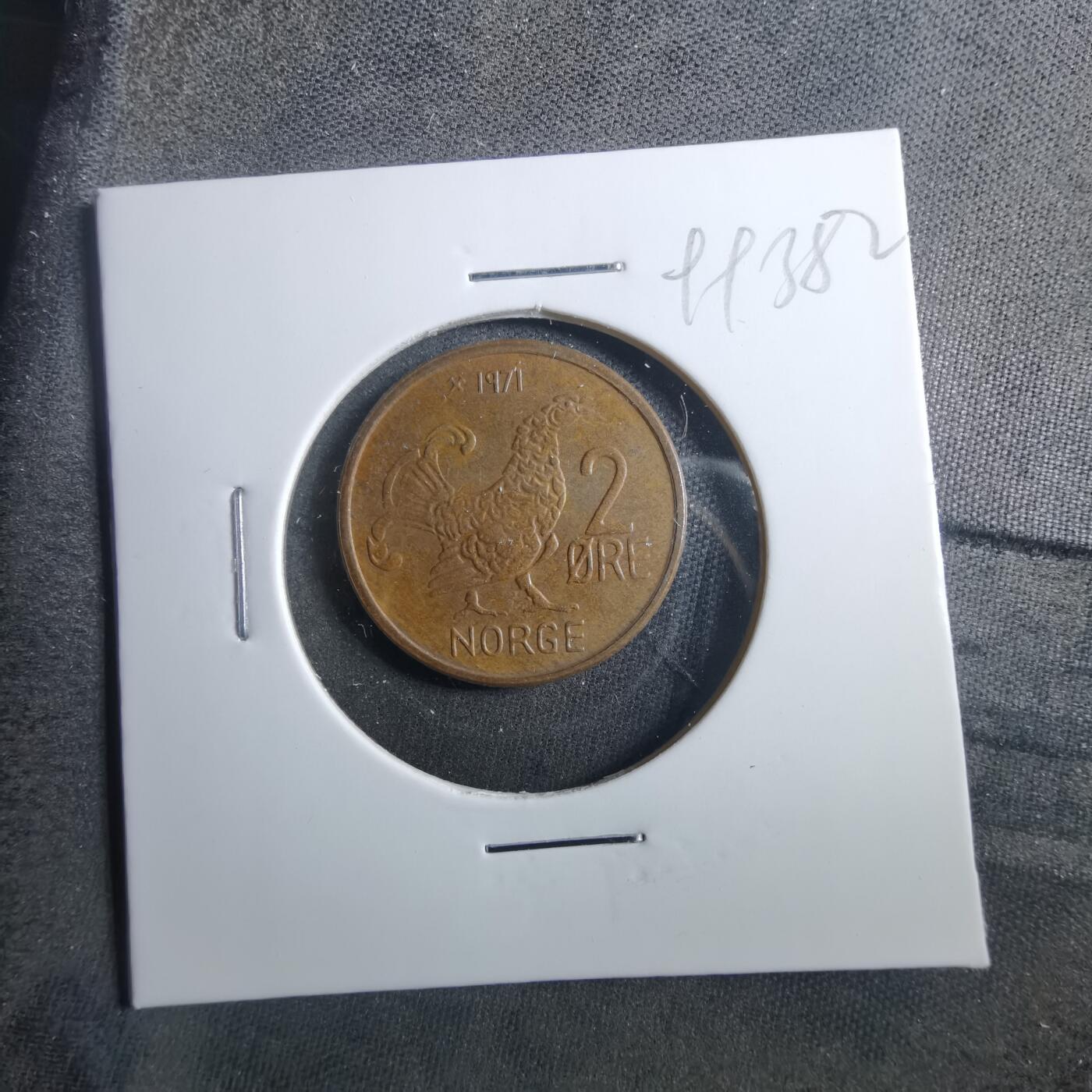 沼泽如烟--第899场 挪威1971年2欧尔