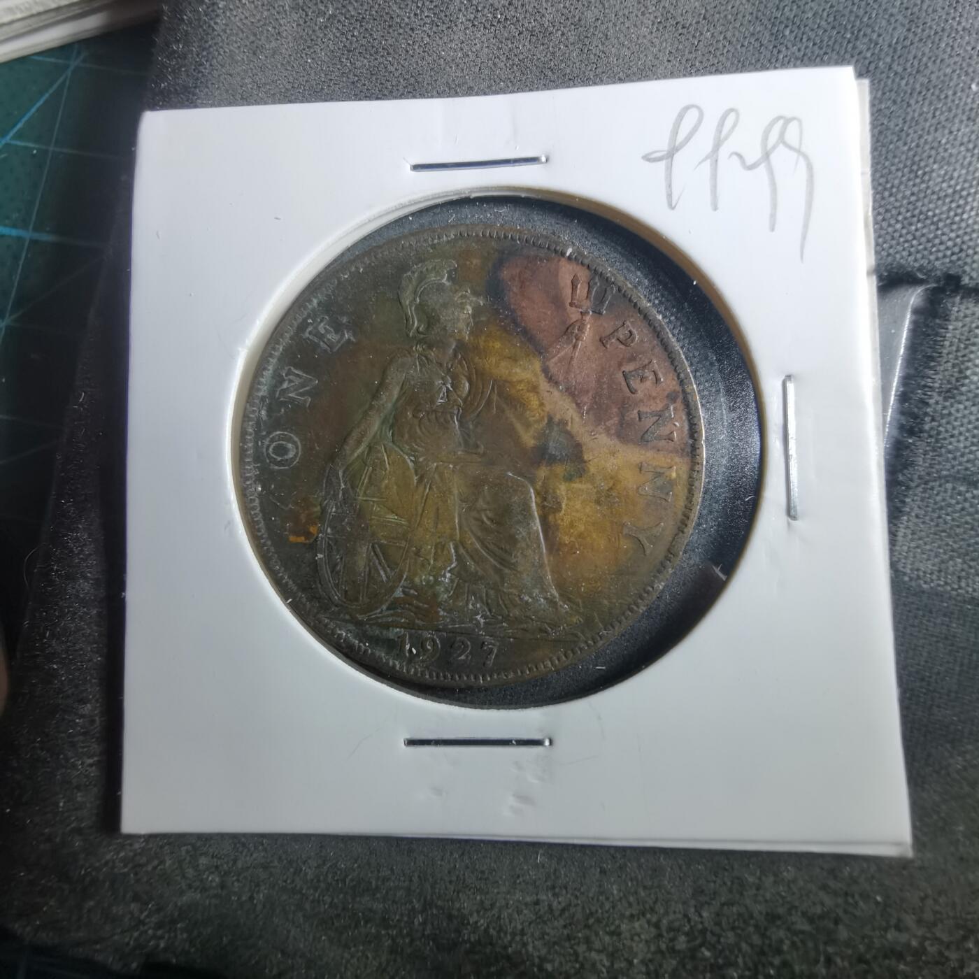 沼泽如烟--第899场 英国1927年1便士