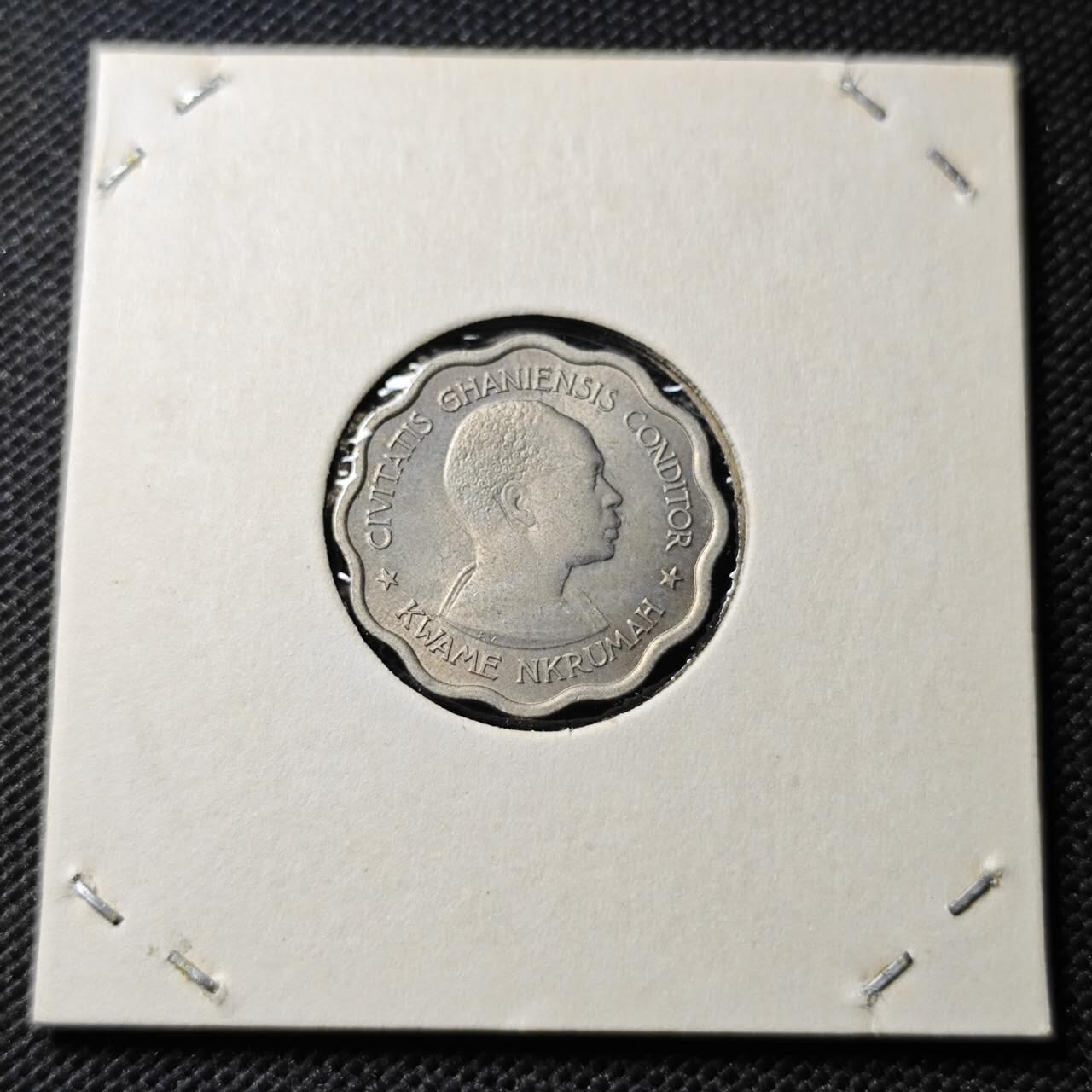 KK钱币收藏小铺  第368场  2月预留时间 周末发货  1958加纳3便士 好品