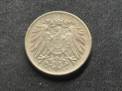 邮泉阁限时拍卖第三十五场 德国硬币专场（硬币在国外。请付邮费6元。） 德意志帝国1920年5芬尼D版