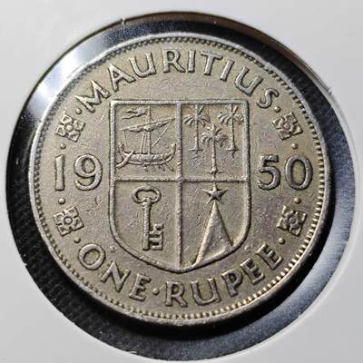 KK钱币收藏小铺  第368场  2月预留时间 周末发货 - 1950 英属塞浦路斯1卢比