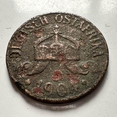 🌹外币初藏🌹🐯2025年第126场  每周二四六晚8️⃣点 接代拍 - 德属东非1904年一赫勒