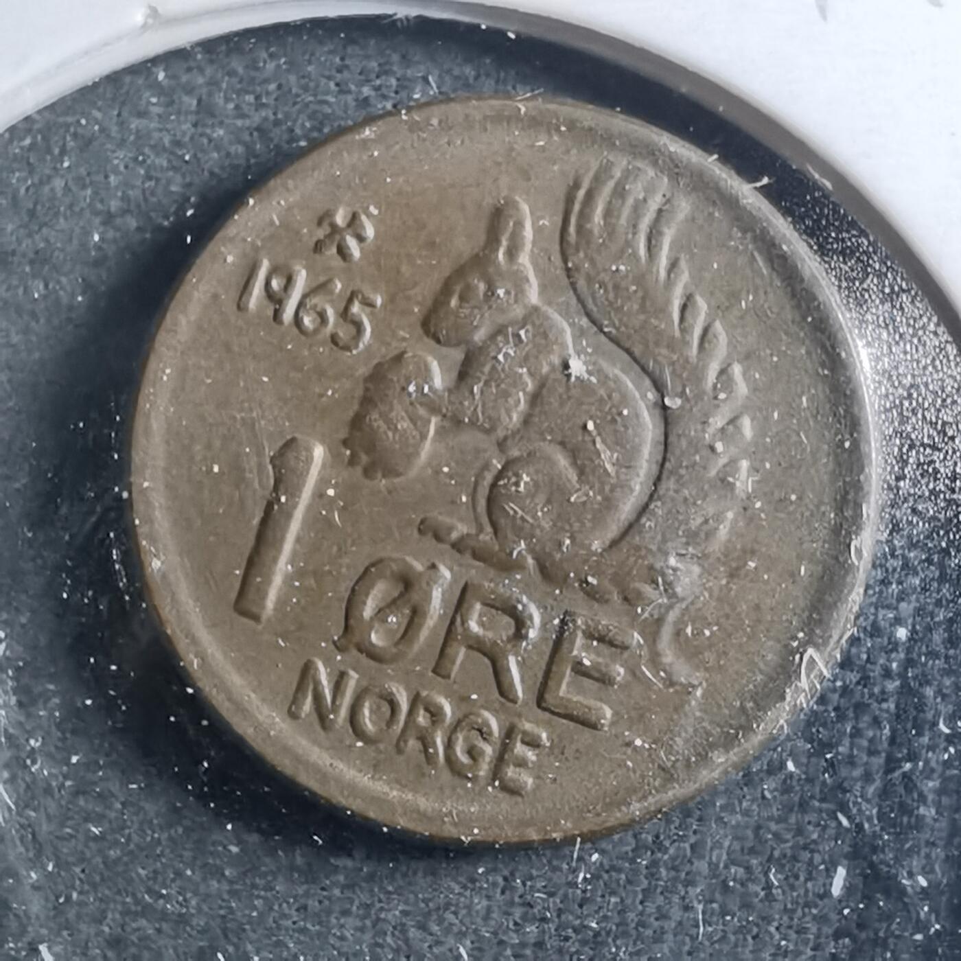 沼泽如烟--第899场 挪威1965年1欧尔