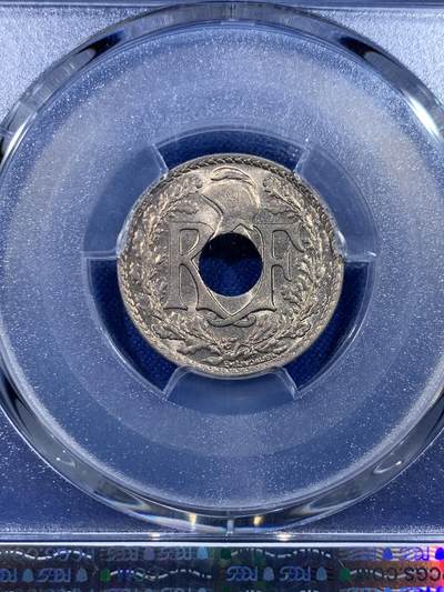 《竞宝斋》第437场 周日，周一2场连拍 （全场包邮） PCGS MS65 法国第三共和国1920年10生丁