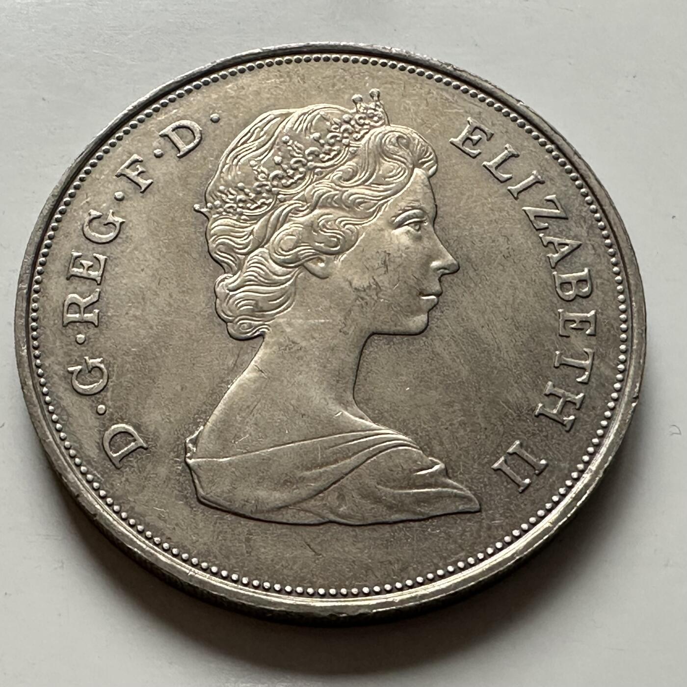 🌹外币初藏🌹🐯2025年第126场  每周二四六晚8️⃣点 接代拍 英国1981年克朗币