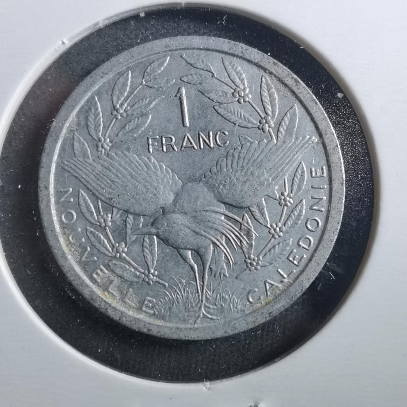 沼泽如烟--第899场 法属新喀里多尼亚1981年1法郎