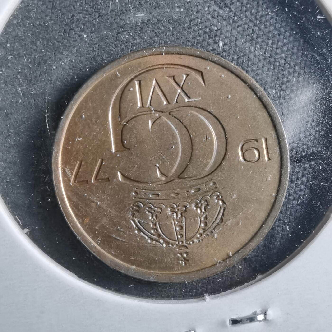 沼泽如烟--第899场 瑞典1977年5欧尔