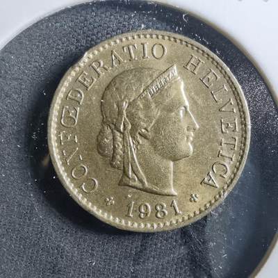 沼泽如烟--第899场 - 瑞士1981年五分