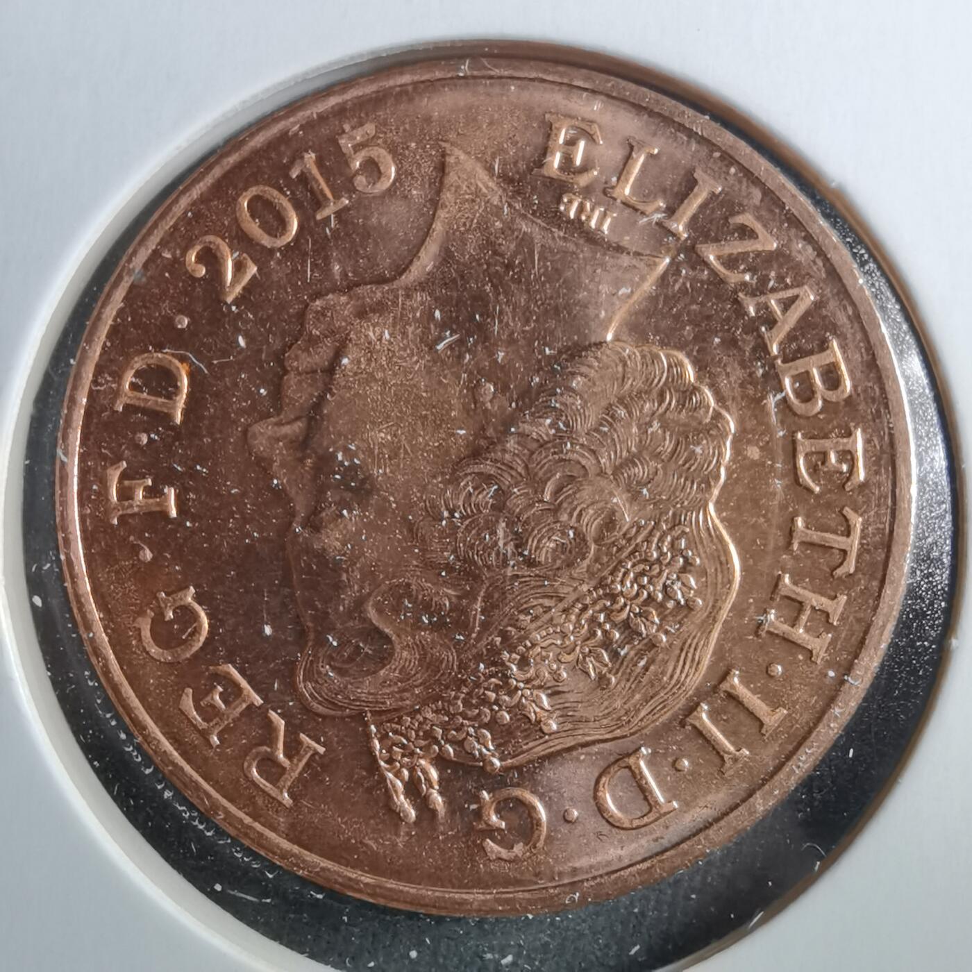 沼泽如烟--第899场 英国2015年2便士