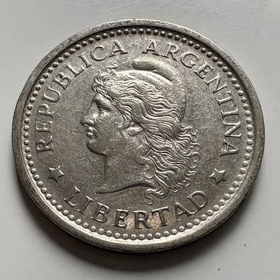 🌹外币初藏🌹🐯2025年第126场  每周二四六晚8️⃣点 接代拍 - 阿根廷1958年一比索