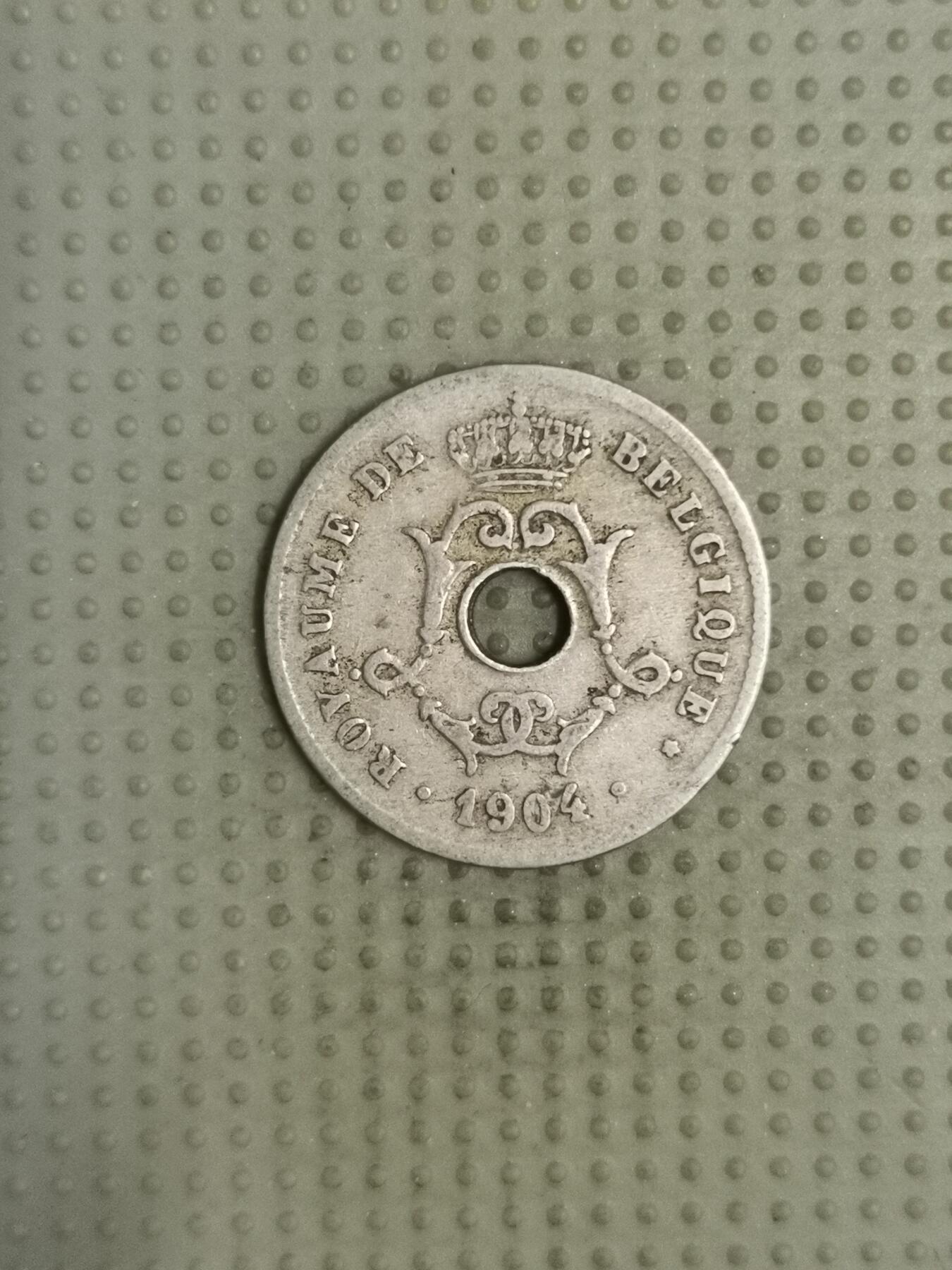 2025年第112场各国散币拍卖（总第112场） 比利时1904年10分