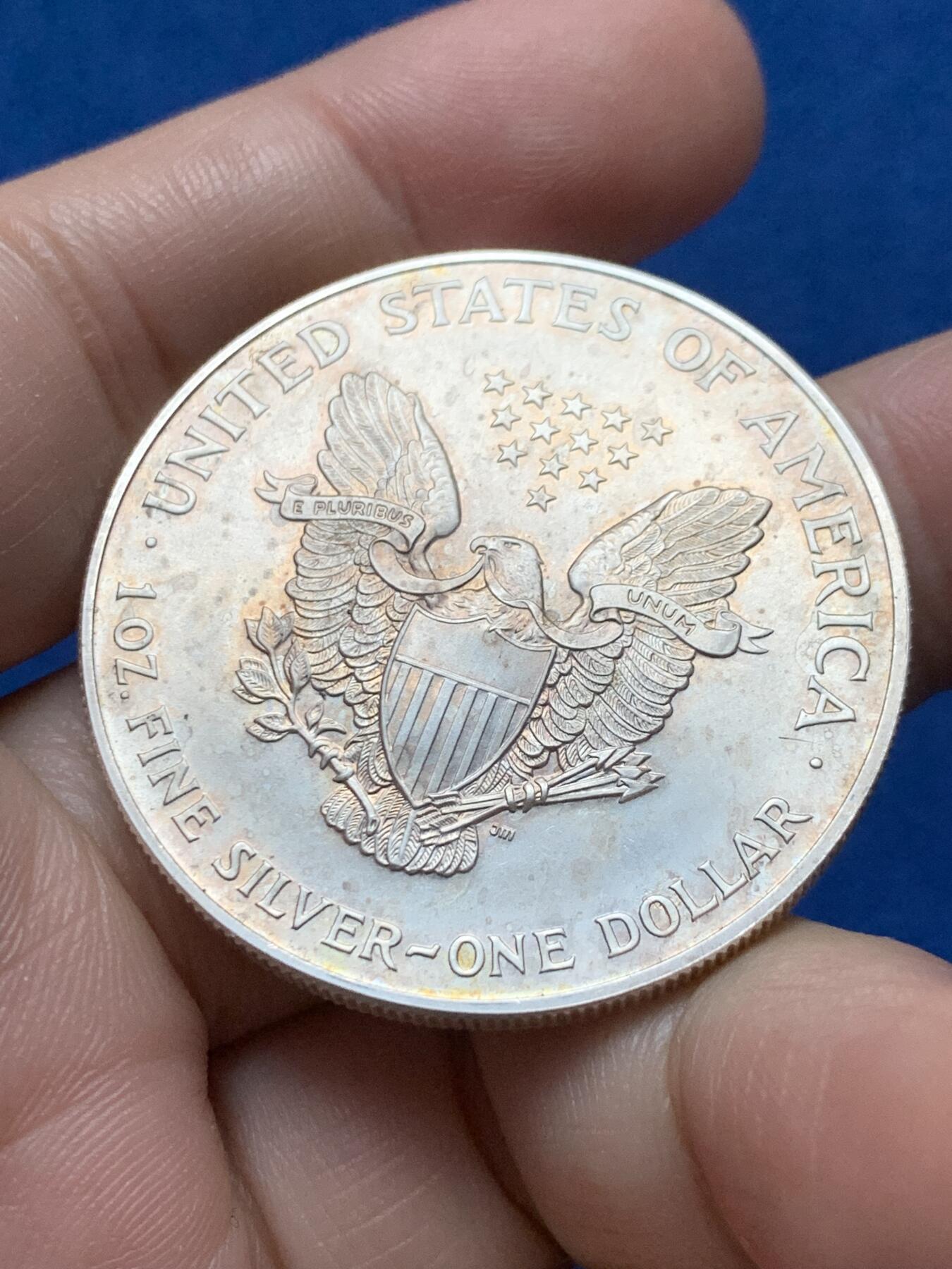 《竞宝斋》第437场 周日，周一2场连拍 （全场包邮） 美国2001年行走女神银币