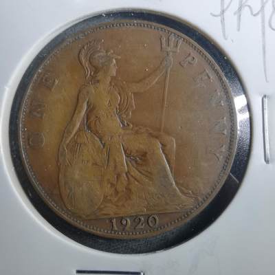 沼泽如烟--第899场 - 英国1920年1便士