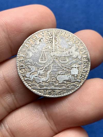 《竞宝斋》第437场 周日，周一2场连拍 （全场包邮） - 法国 早期银质代币 5.05克 保存下来不容易