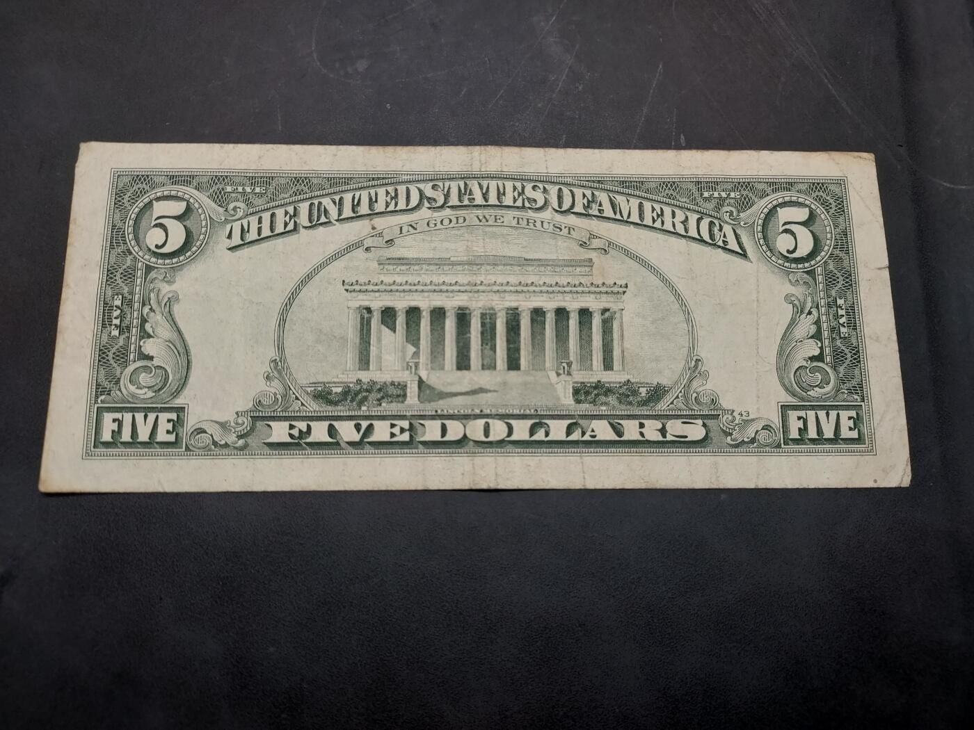 博彦收藏  11月15日 8点 钱币专场 1988 美国5元 流通品