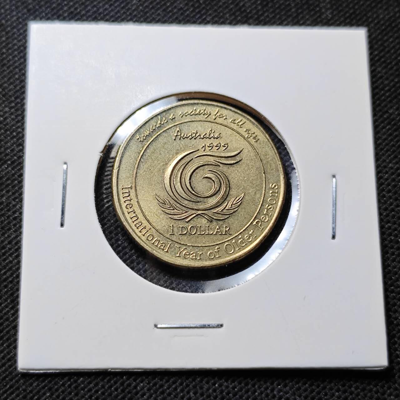 KK钱币收藏小铺  第368场  2月预留时间 周末发货  澳大利亚1元纪念币 好品