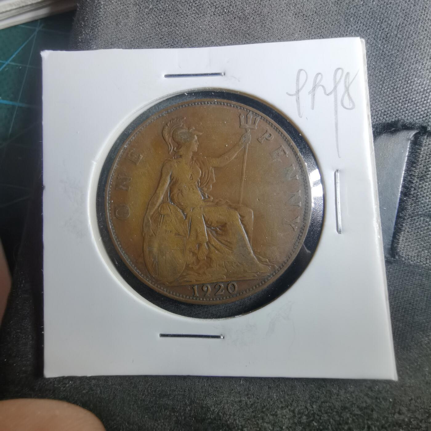 沼泽如烟--第899场 英国1920年1便士