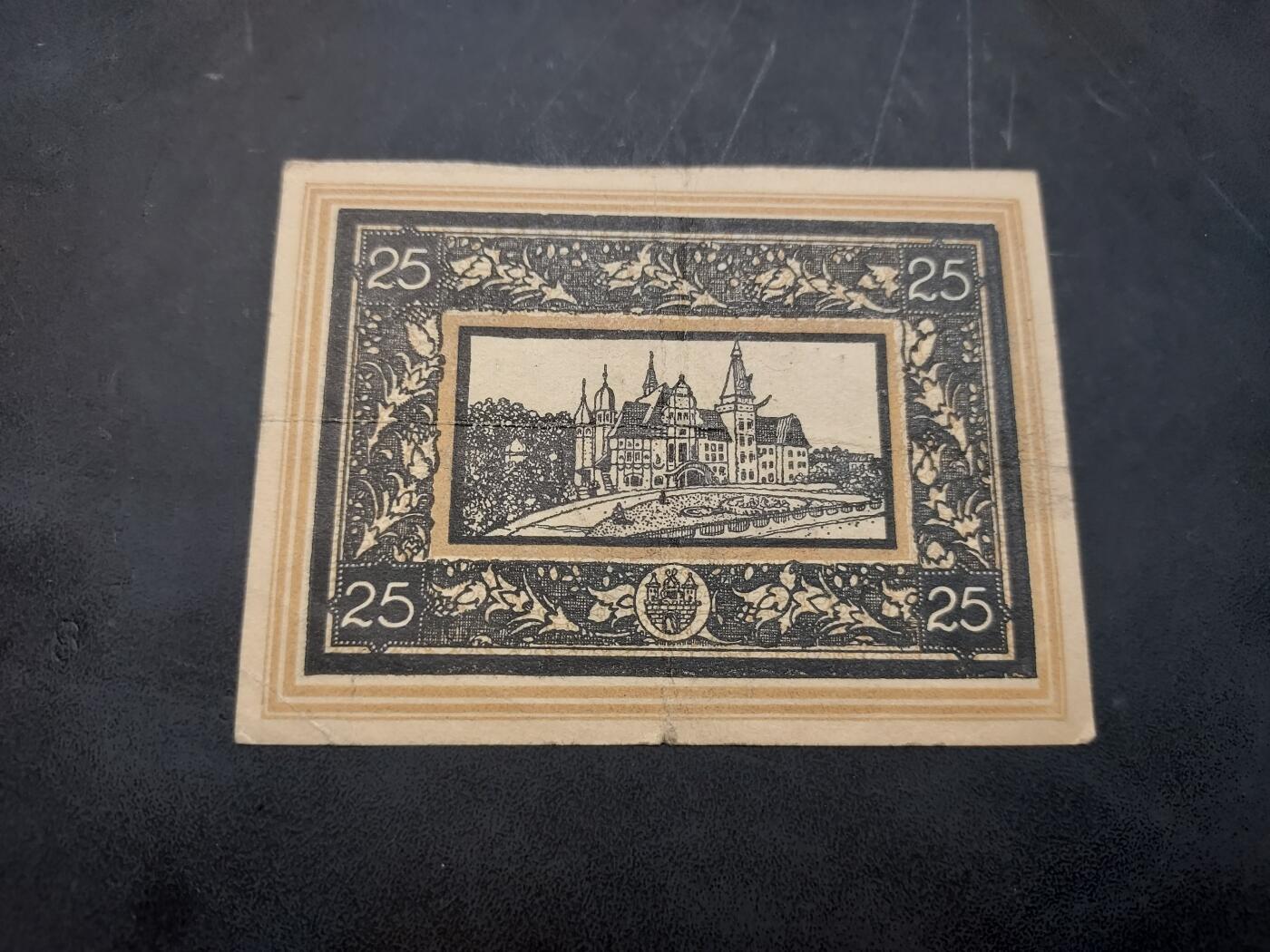 博彦收藏  11月15日 8点 钱币专场 1920 德国25马克 8品