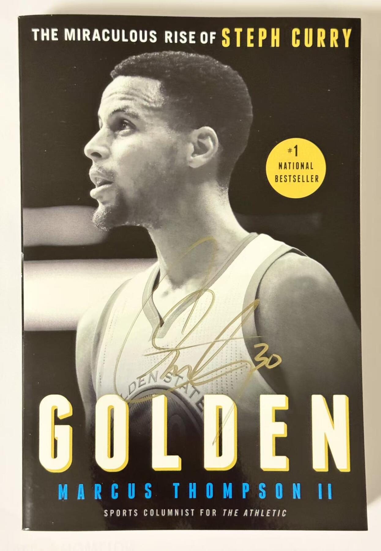 零元拍：斯蒂芬库里亲笔签名，金州勇士 库里的奇迹崛起 斯蒂芬库里传记 英文原版