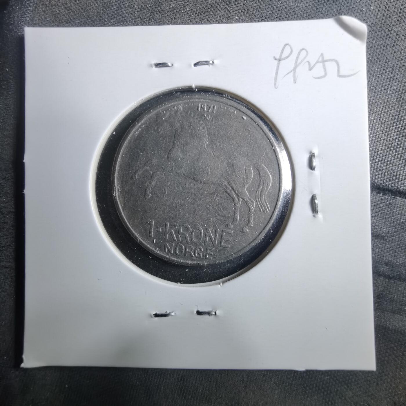 沼泽如烟--第899场 挪威1971年1克朗