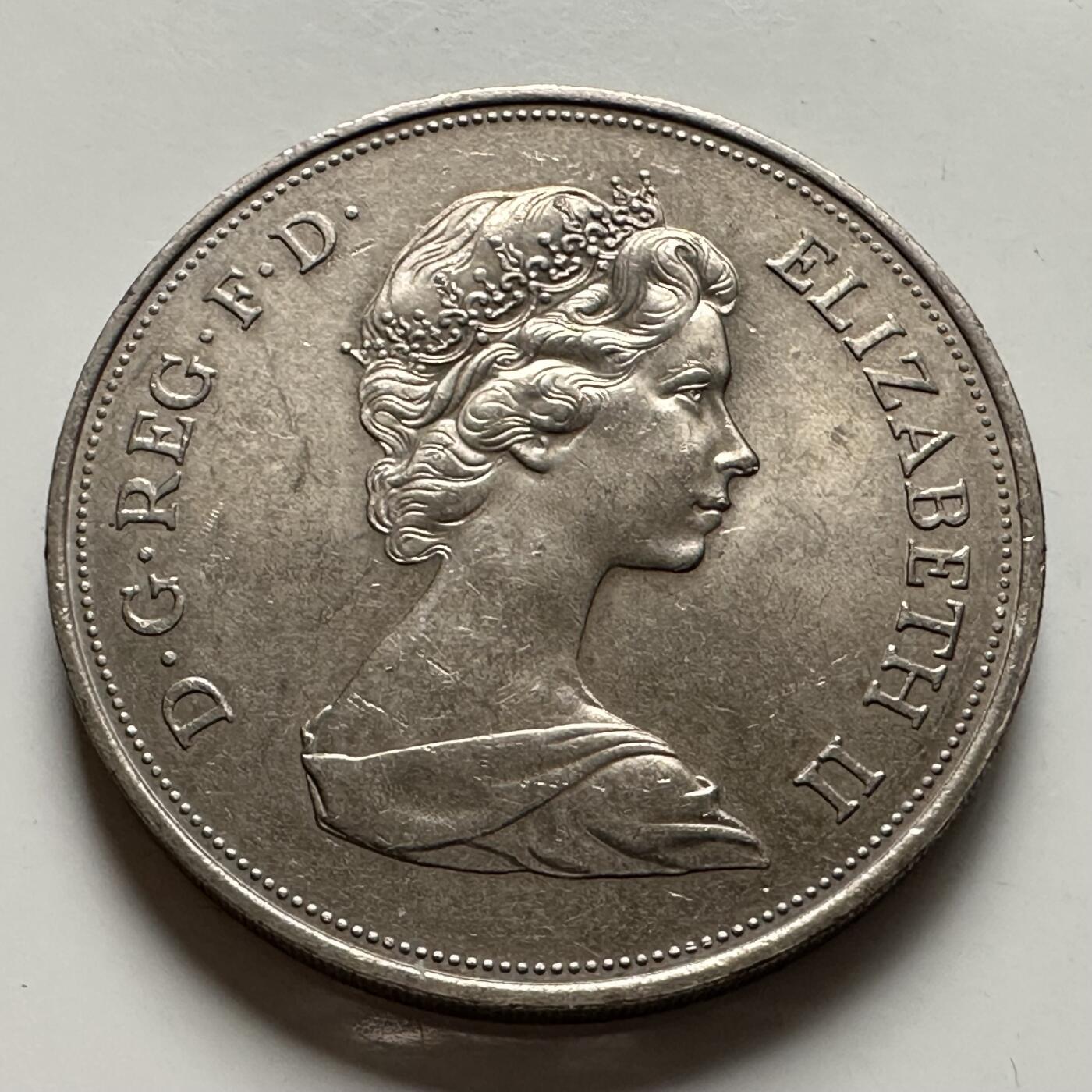 🌹外币初藏🌹🐯2025年第126场  每周二四六晚8️⃣点 接代拍 英国1972年克朗币