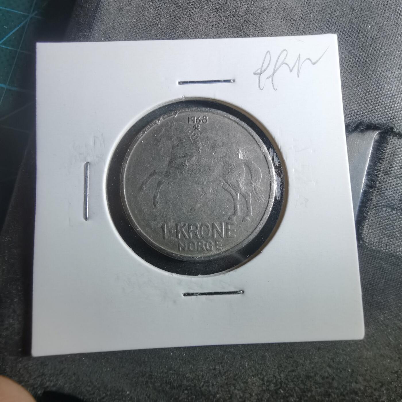 沼泽如烟--第899场 挪威1968年1克朗