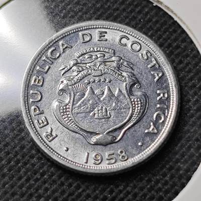 KK钱币收藏小铺  第368场  2月预留时间 周末发货 -  1958哥斯达黎加10分