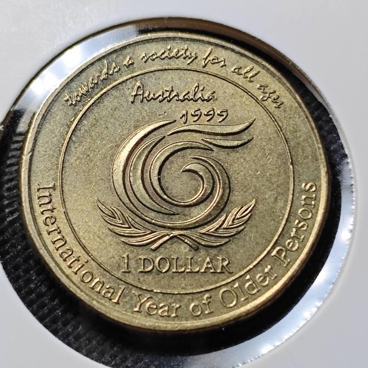 KK钱币收藏小铺  第368场  2月预留时间 周末发货  澳大利亚1元纪念币 好品