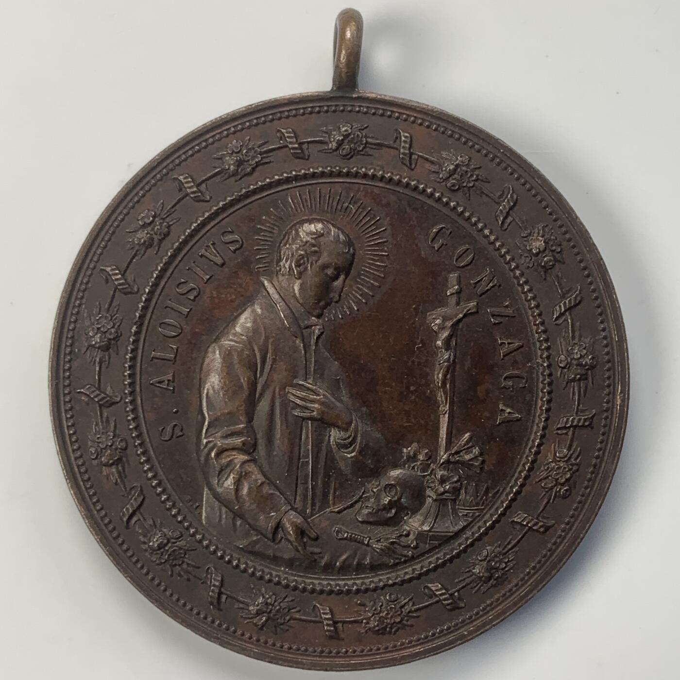 掌中浮雕-藏着的欧洲第041场 19世纪瑞士宗教题材大铜章， 47mm