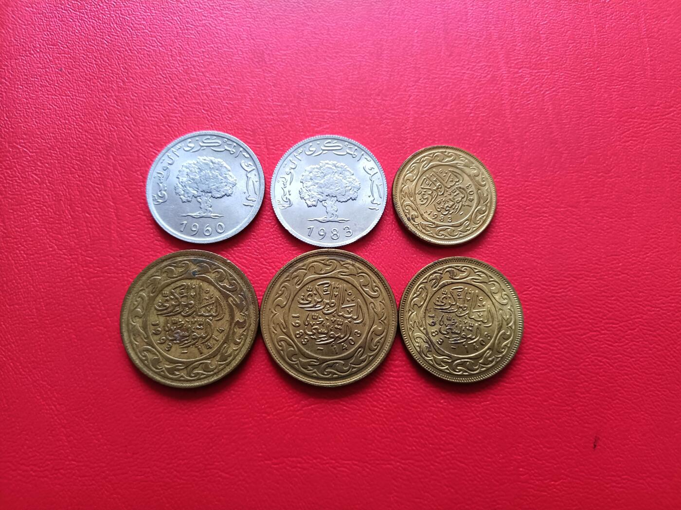 【云涧收藏】第七十八场 突尼斯6枚