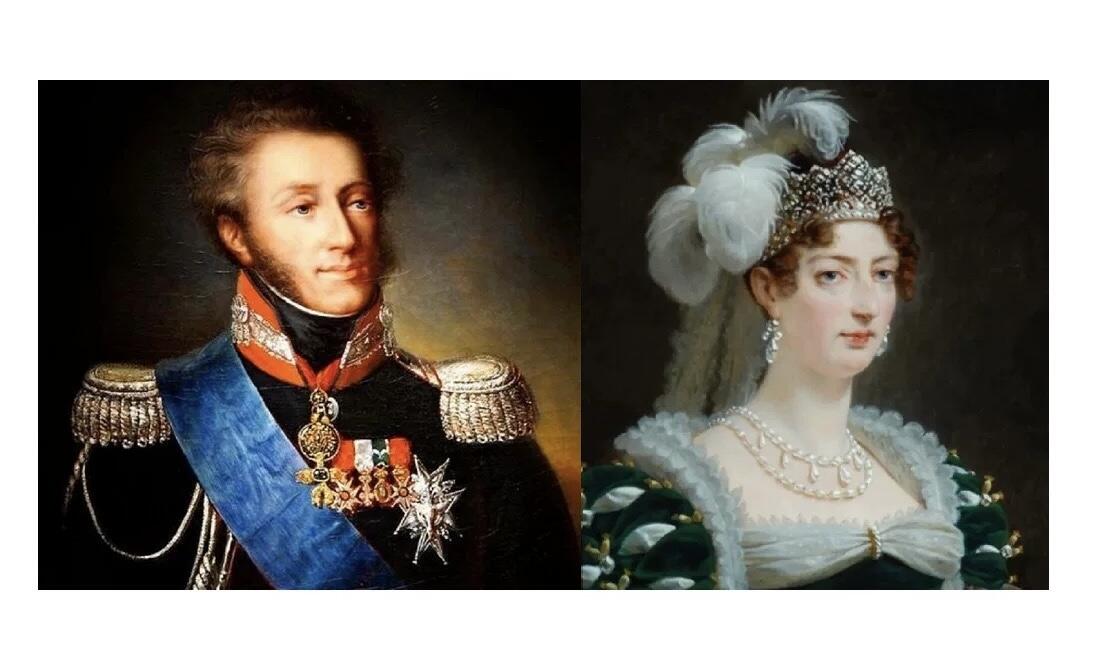 【艺术】【原盒】【光边】法国艺术大章1799年 末代皇帝路易十九和皇后结婚高浮雕精制大铜章 带原盒 50MM