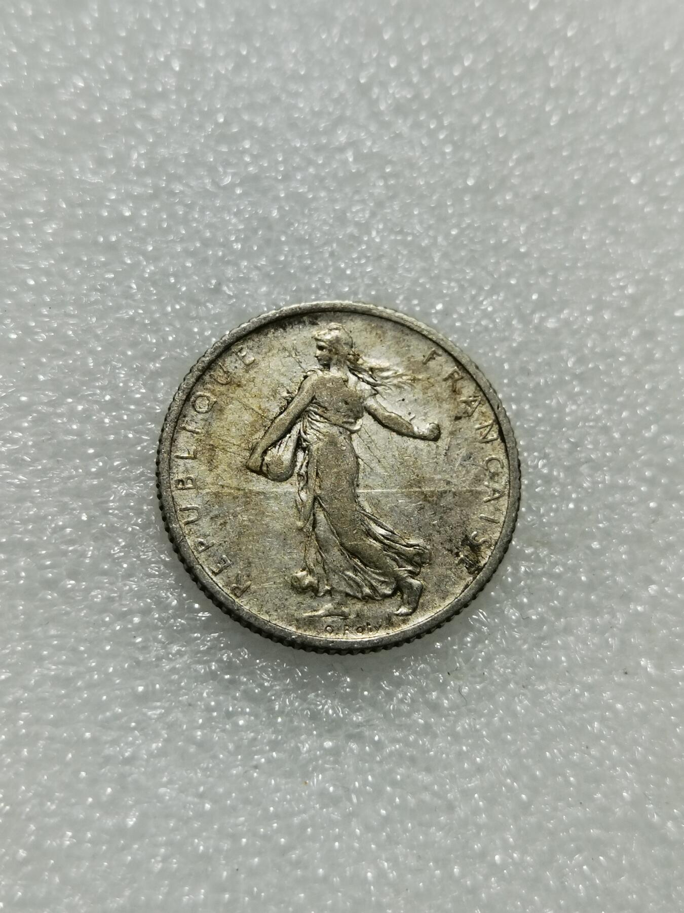 天下钱庄专场欢迎参拍 法国播种女神1法郎银币