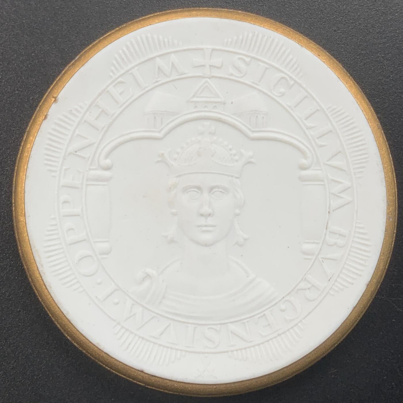 掌中浮雕-藏着的欧洲第041场 德国瓷章，61mm