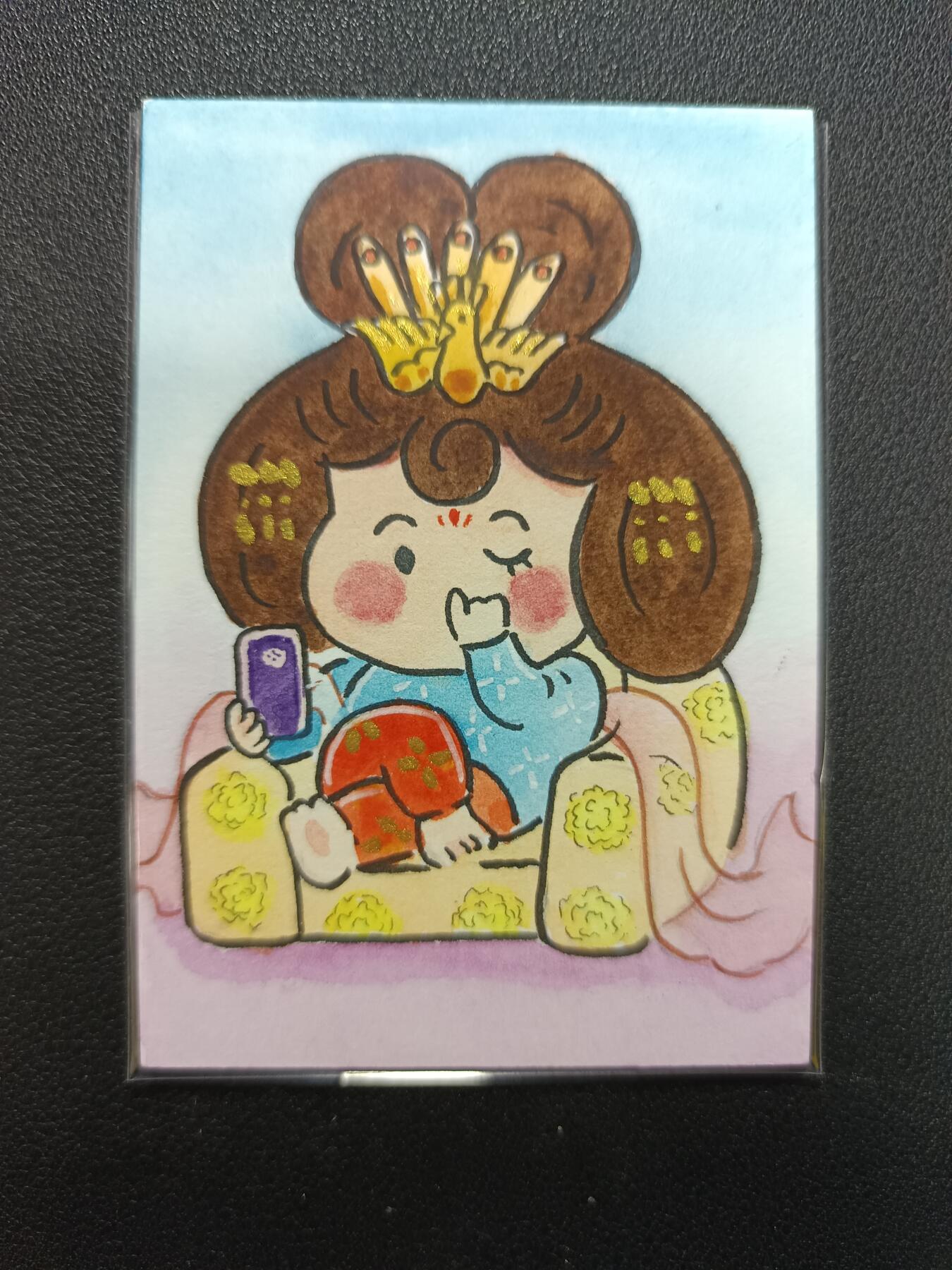 天玑星卡拍第138期《11.17周一截拍》持续收拍收评中 满赠卡需备注 【手绘卡】小火柴 杨玉环 手绘卡