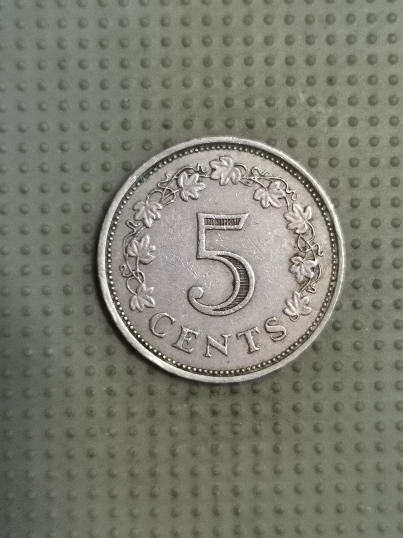 2025年第114场各国散币拍卖（总第114场） 马耳他1972年5分