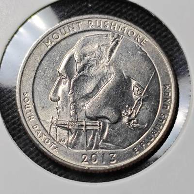 KK钱币收藏小铺  第368场  2月预留时间 周末发货 -  2013美国25分纪念币