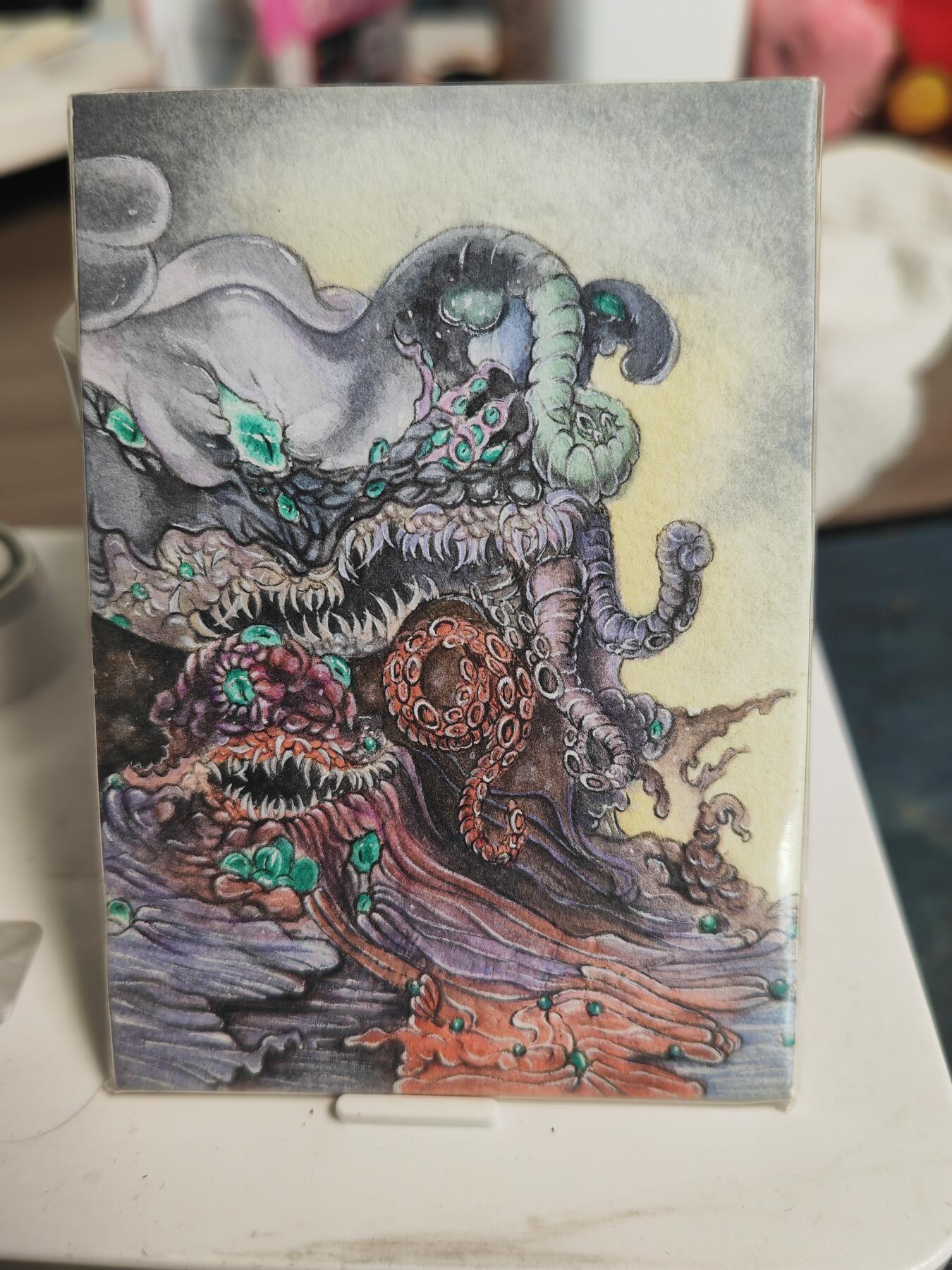 阳大大卡牌拍卖第82期（持续收拍品，周五晚上九点截拍，进群福利早知道） 【手绘卡】知名画师 Asaki 魔物