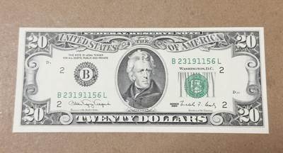 【礼羽收藏】🌏世界钱币拍卖第111期 - 90年小头20美元无3.4.7全新unc品相