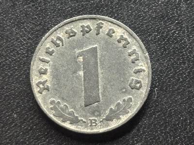 邮泉阁限时拍卖第三十五场补 德国硬币（第三帝国）专场（硬币在国外。请付邮费6元。） - 德国第三帝国1941年1芬尼B版