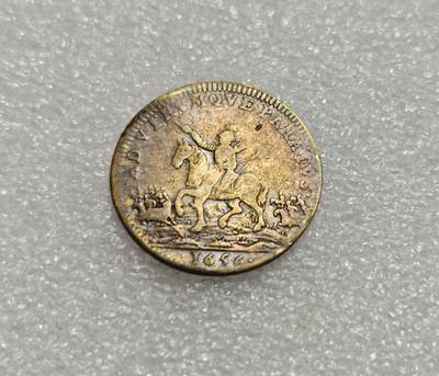 瓶子🏺第216期拍卖会 -  稀少品种  1656年法国皮卡迪大区索姆省佩罗讷  代用铜币