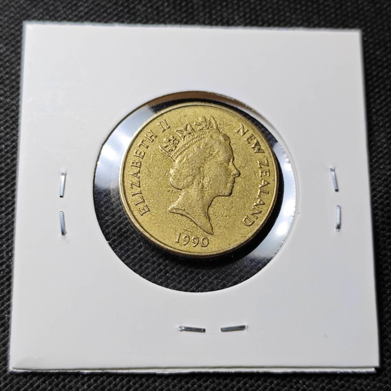 KK钱币收藏小铺  第368场  2月预留时间 周末发货  新西兰1元